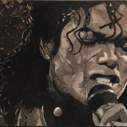 Michael Jackson painted by Peter Engels