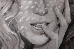Nicole Kidman portrait painting by Peter Engels