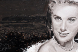 Prince Albert of Monaco buys Grace Kelly painted by Peter Engels