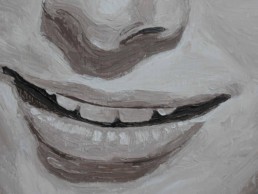 Grace Kelly portrait painting