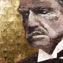 The Godfather Marlon Brando portrait painting by Peter Engels