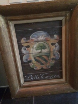 Bastia Corgna Family Crest painting by Peter Engels
