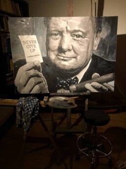 Winston Churchill by Peter Engels