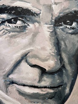 Detail of James Bond Sean Connery-Art by Peter Engels