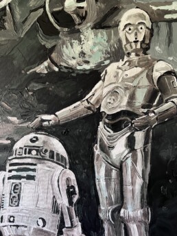 Mark Hamill-Luke Skywalker-Star Wars-art by Peter Engels