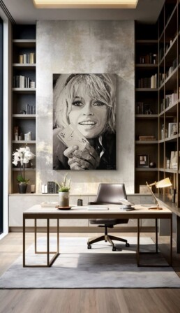 Brigitte Bardot-Queen of Hearts-Art by Peter Engels-interior