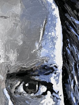 Star Wars Ewan McGregor Obi-Wan Kenobi portrait painting-Art by Peter Engels